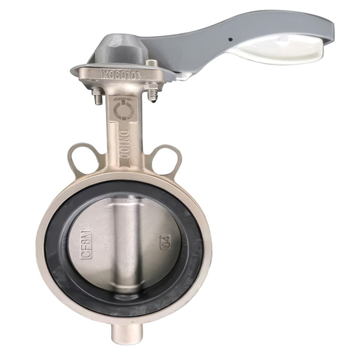 中線對(duì)夾蝶閥